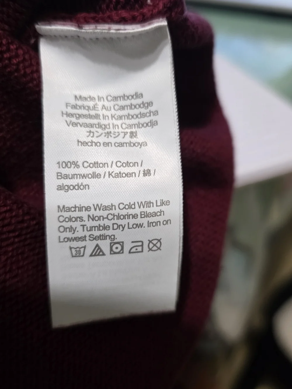 J. Crew Men's Burgandy Cotton Crewneck Sweater Raglan Sleeves XL
